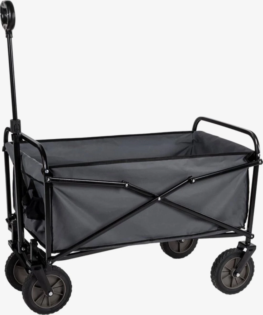 Hoogwaardige Bolderkar Opvouwbaar - Antraciet - Kinderen - Baby - Opslagkar - Bolderwagen - Tuinkar - Bolderkarren