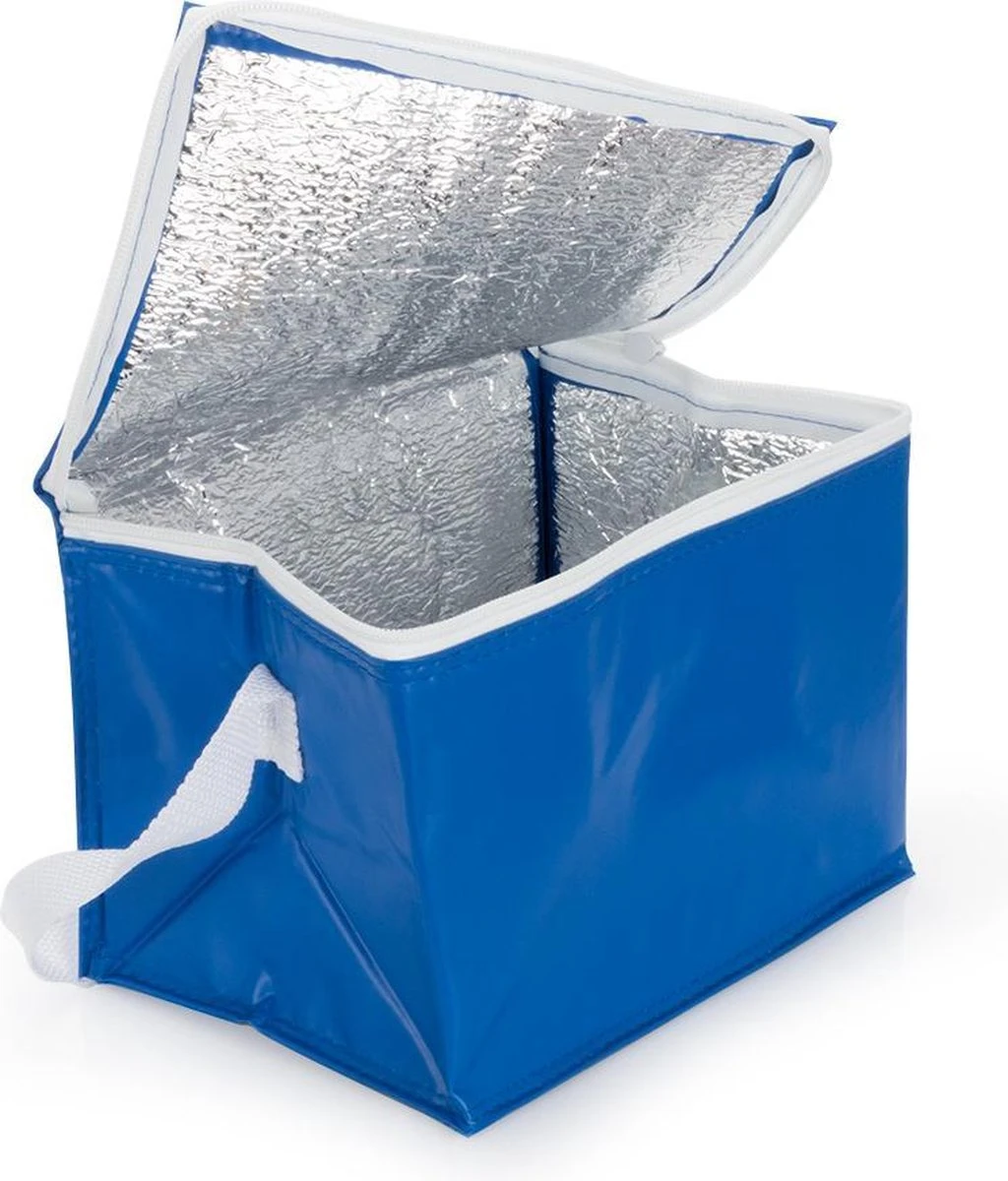 Merkloos PVC Mini Koeltasje | Koeltas Lunch | Compacte Koeltas Blauw | Koeltasje Voor 6 Blikjes 1 Merkloos PVC Mini Koeltasje | Koeltas Lunch | Compacte Koeltas Blauw | Koeltasje Voor 6 Blikjes