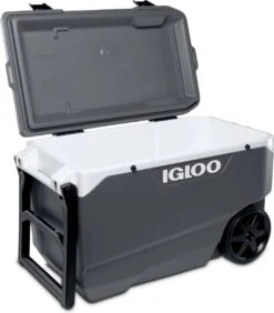 Igloo Latitude 90 Roller - Grote Koelbox Op Wielen - 85 Liter - Grijs -Gekoelde Tassen Winkel 1051x1200 1
