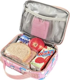 Brisby 4 Laags Geïsoleerde Koeltas - Lunchtas 1.5 Liter - Roze Eenhoorn -Gekoelde Tassen Winkel 1052x1200