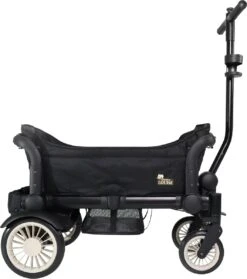 Deryan Luxe Sandy Bolderkar - Duo Buggy - Tandem Buggy - Opvouwbaar - Inklapbare Bolderwagen - Duo Kinderwagen - Zwart -Gekoelde Tassen Winkel 1061x1200 2