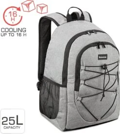 Bomoe Koeltas Rugzak IceBreezer KR45 Koelrugzak Grijs 45x19x33 Cm - 25 Liter 14 Bomoe Koeltas Rugzak IceBreezer KR45 Koelrugzak Grijs 45x19x33 Cm - 25 Liter -Gekoelde Tassen Winkel 1082x1200