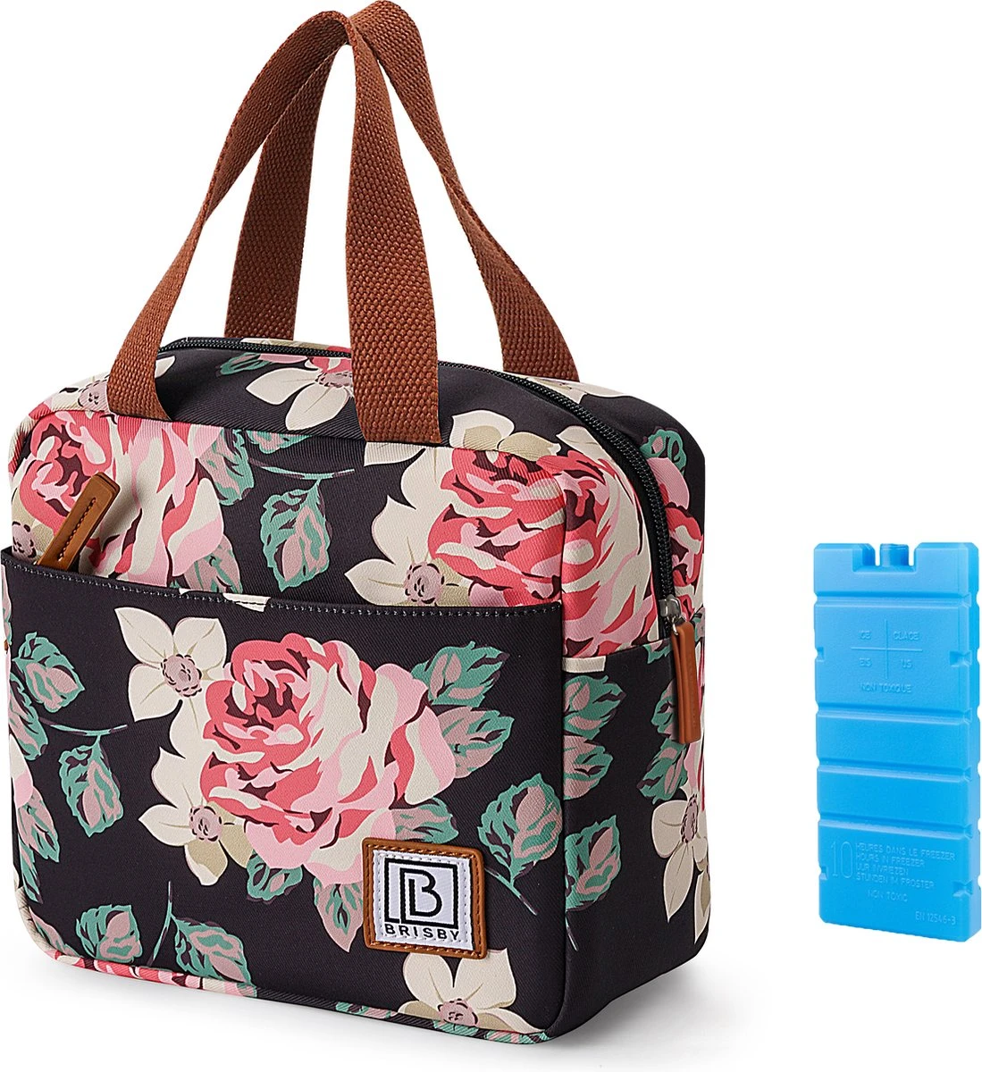 Brisby 4 Laags Geïsoleerde Koeltas - Lunchtas 4 Liter - Bloemetjes 1 Brisby 4 Laags Geïsoleerde Koeltas - Lunchtas 4 Liter - Bloemetjes