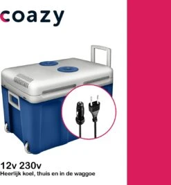 Koelbox Met Wielen Voor Auto & Camping Warm En Koud 40L - Frigobox Elektrisch 12v 230 Volt - MiniBar - Mini Koelkast | Verkoelt En Verwarmt | Eco-modus - Minibar - Mini Koelkast -Gekoelde Tassen Winkel 1112x1200