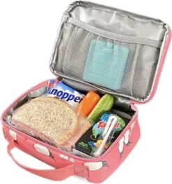 Brisby 4 Laags Geïsoleerde Koeltas - Lunchtas 1.5 Liter - Roze Pinguïn -Gekoelde Tassen Winkel 1117x1200