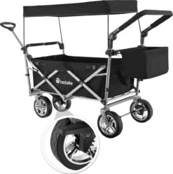 Tectake - Opvouwbare Bolderwagen Handkar Nico Zwart - 403549 13 Tectake - Opvouwbare Bolderwagen Handkar Nico Zwart - 403549 -Gekoelde Tassen Winkel 1189x1200 3