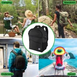 Brisby 4 Laags Geïsoleerde Koeltas Rugzak - 25 Liter - Met Handige Vakken Voor Bestek En Essentials - Waterafstotend Materiaal - Zwart -Gekoelde Tassen Winkel 1197x1200 8