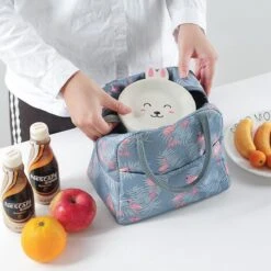 Koeltas - Lunchtas - Volwassenen En Kinderen - Compact & Handig: Zomer - Picknick -School - Lunch - Werk - Grijs Flamingo 21 Koeltas - Lunchtas - Volwassenen En Kinderen - Compact & Handig: Zomer - Picknick -School - Lunch - Werk - Grijs Flamingo -Gekoelde Tassen Winkel 1198x1200 1