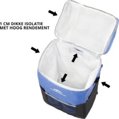 Dutch Mountains Koeltas Rugzak | Cooler Backpack 20 Liter | Picknicktas | Lunchtas | Koelrugzak | Strandtas | Blauw -Gekoelde Tassen Winkel 1198x1200
