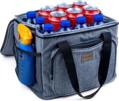 Packaway 4 Laags Geïsoleerde Koeltas - Lunchtas 15 Liter - Grijs -Gekoelde Tassen Winkel 1200x1015