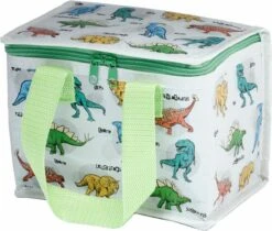 Kleine Lunch/sixpack Koeltas - Dinosaurus Print - 21 X 16 Cm - 4,7 L