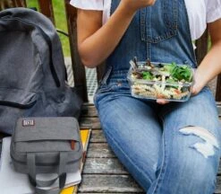 Brisby 4 Laags Geïsoleerde Koeltas - Lunchtas 4 Liter - Lichtgrijs -Gekoelde Tassen Winkel 1200x1051