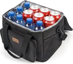 Packaway 4 Laags Geïsoleerde Koeltas - Lunchtas 15 Liter - Zwart -Gekoelde Tassen Winkel 1200x1063