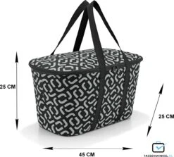 Reisenthel Coolerbag Koeltas - 20L - Signature Black Zwart -Gekoelde Tassen Winkel 1200x1085