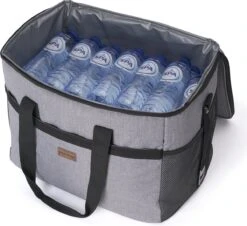 Packaway 4 Laags Geïsoleerde Koeltas - Lunchtas 40 Liter - Grijs -Gekoelde Tassen Winkel 1200x1099