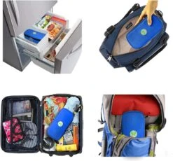 YOUSHARES Insuline Koeltas Diabetici Tas - Medicijnen Diabetici Geïsoleerde Draagbare Koeltas Voor Insuline Pen En Diabetes Koeltas Met 2 Koelaccu's (blauw) -Gekoelde Tassen Winkel 1200x1116