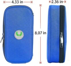 YOUSHARES Insuline Koeltas Diabetici Tas - Medicijnen Diabetici Geïsoleerde Draagbare Koeltas Voor Insuline Pen En Diabetes Koeltas Met 2 Koelaccu's (blauw) -Gekoelde Tassen Winkel 1200x1125