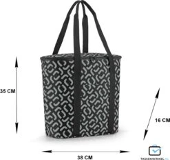 Reisenthel Thermoshopper Koeltas - 15L - Signature Black Zwart -Gekoelde Tassen Winkel 1200x1126