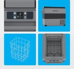 Auronic Elektrische Koelbox - 49.5L - Compressor - 12V En 240V - Grijs 18 Auronic Elektrische Koelbox - 49.5L - Compressor - 12V En 240V - Grijs -Gekoelde Tassen Winkel 1200x1129 1