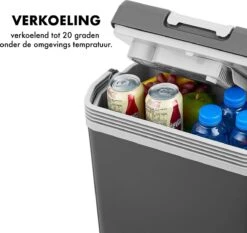 MOA - Thermo-elektrische Koelbox - Met Verwarmingsfunctie - 12V En 230V - 22 Liter - Grijs -ECW22 -Gekoelde Tassen Winkel 1200x1130