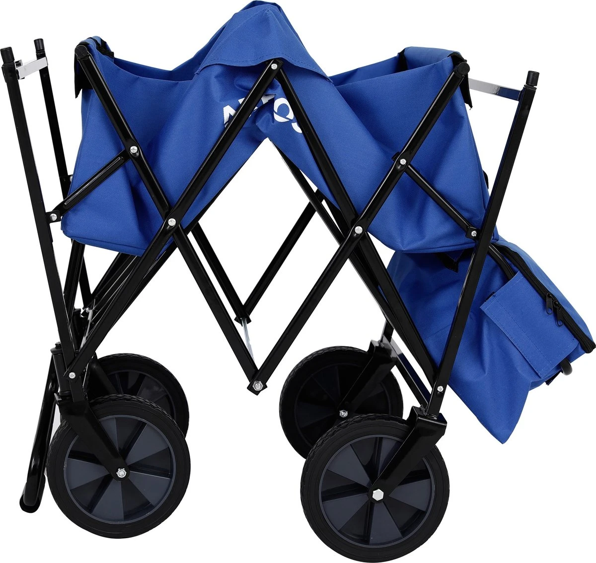 AREBOS Handwagen Vouwbare Dak Handwagen Vouwbare Trolley Uitrustingswagen Blauw 12 AREBOS Handwagen Vouwbare Dak Handwagen Vouwbare Trolley Uitrustingswagen Blauw - Afbeelding 12