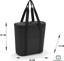 Reisenthel Thermoshopper Koeltas - 15L - Zwart -Gekoelde Tassen Winkel 1200x1138