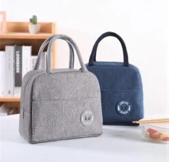 Koeltas - Lunchtas - Volwassenen En Kinderen - Compact & Handig: Zomer - Picknick -School - Lunch - Werk - Klassiek Grijs -Gekoelde Tassen Winkel 1200x1145 3