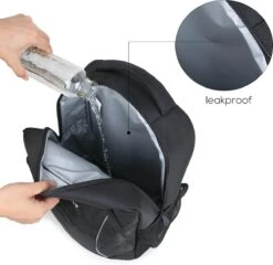 Koelrugtas - 23L - Wandelrugzak - Dagrugzak - Outdoor Rugzak - Dames & Heren - Zwart -Gekoelde Tassen Winkel 1200x1168 3