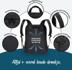 Sunflake Koelrugzak - Lunchtas - Koeltas Backpack Voor Dames & Heren - Zwart 16 Sunflake Koelrugzak - Lunchtas - Koeltas Backpack Voor Dames & Heren - Zwart -Gekoelde Tassen Winkel 1200x1171 1