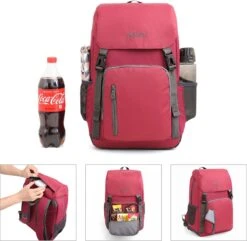 Tourit - Koeltas Rugzak (25L) - Geschikt Voor 21 Blikjes - Lunchtas Voor Dames En Heren - Rood 15 Tourit - Koeltas Rugzak (25L) - Geschikt Voor 21 Blikjes - Lunchtas Voor Dames En Heren - Rood -Gekoelde Tassen Winkel 1200x1171 2