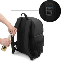 Koeltas Rugzak (28L) - Geschikt Voor 16 Blikjes - Lunchtas Voor Dames En Heren - Zwart 15 Koeltas Rugzak (28L) - Geschikt Voor 16 Blikjes - Lunchtas Voor Dames En Heren - Zwart -Gekoelde Tassen Winkel 1200x1190 1