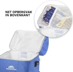 Dutch Mountains Koeltas Rugzak | Cooler Backpack 20 Liter | Picknicktas | Lunchtas | Koelrugzak | Strandtas | Blauw -Gekoelde Tassen Winkel 1200x1196 1