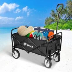 Rijoka Opvouwbare Bolderkar/Bolderwagen | Zwart 16 Rijoka Opvouwbare Bolderkar/Bolderwagen | Zwart -Gekoelde Tassen Winkel 1200x1197 6