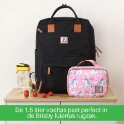 Brisby 4 Laags Geïsoleerde Koeltas - Lunchtas 1.5 Liter - Roze Eenhoorn -Gekoelde Tassen Winkel 1200x1198 2