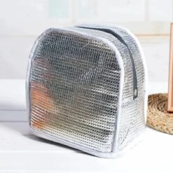 Lunch Bag - Zwart/Wit | Koeltas | Polyester / Nylon | 23x15x20 Cm | Fashion Favorite -Gekoelde Tassen Winkel 1200x1200 102