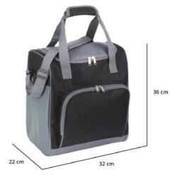 Basis Sterke Koeltas Set - 25 + 10 Liter - Lunchtas - Geïsoleerde Koeltassen - Picknicktas - Coolerbag - Zwart -Gekoelde Tassen Winkel 1200x1200 157