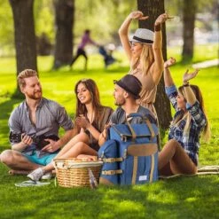 Cabinmax Koeltas - Koelrugzak - Picknick - Picknicktas Met Flessenhouder - Koelrugtas 24L - Olive Green -Gekoelde Tassen Winkel 1200x1200 167