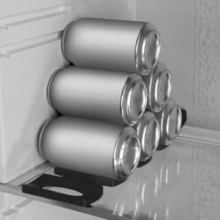 Kwmobile 1x Opvouwbare Houder Voor Flessen En Blikjes - Voor Koelkast En Voorraadkast - Siliconen Flessenhouder In Zwart - 31 X 9,5 X 1 Cm -Gekoelde Tassen Winkel 1200x1200 185