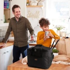 Packaway 4 Laags Geïsoleerde Koeltas - Lunchtas 40 Liter - Zwart -Gekoelde Tassen Winkel 1200x1200 211