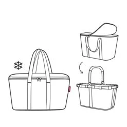 Reisenthel Coolerbag XS Koeltas Lunchtas - 4L - Dots Zwart -Gekoelde Tassen Winkel 1200x1200 257