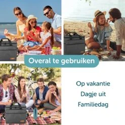 ForDig Koeltas XL Zwart (30 Liter) - Gemaakt Van 600D Polyester Met PEVA-Voering - Ruimte Voor 40 Blikjes Of 20 Halve Liter Flessen - Opvouwbaar Koel Tas Met Easy-Acces Flap - Ruimte Voor Bestek - Picknick Cool Bag - Coolerbag - Grote Cooler -Gekoelde Tassen Winkel 1200x1200 269
