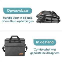 ForDig Koeltas XL Zwart (30 Liter) - Gemaakt Van 600D Polyester Met PEVA-Voering - Ruimte Voor 40 Blikjes Of 20 Halve Liter Flessen - Opvouwbaar Koel Tas Met Easy-Acces Flap - Ruimte Voor Bestek - Picknick Cool Bag - Coolerbag - Grote Cooler -Gekoelde Tassen Winkel 1200x1200 271