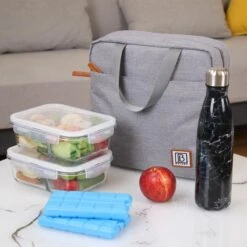 Brisby 4 Laags Geïsoleerde Koeltas - Lunchtas 7 Liter - Lichtgrijs -Gekoelde Tassen Winkel 1200x1200 301