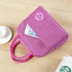 Koeltas - Lunchtas - Volwassenen En Kinderen - Compact & Handig: Zomer - Picknick -School - Lunch - Werk - Klassiek Roze -Gekoelde Tassen Winkel 1200x1200 32