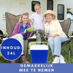 Niceey Thermo Elektrische Koelbox - 24 Liter - Koelbox Elektrisch 12v 230 Volt - Coolbox - Koelt & Verwarmt - Blauw -Gekoelde Tassen Winkel 1200x1200 418