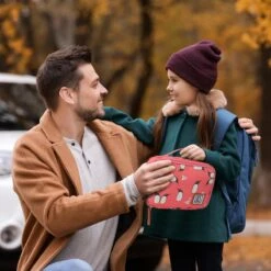 Brisby 4 Laags Geïsoleerde Koeltas - Lunchtas 1.5 Liter - Roze Pinguïn -Gekoelde Tassen Winkel 1200x1200 48