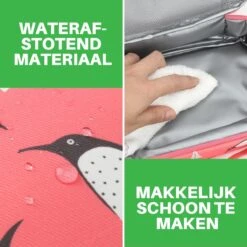 Brisby 4 Laags Geïsoleerde Koeltas - Lunchtas 1.5 Liter - Roze Pinguïn -Gekoelde Tassen Winkel 1200x1200 49