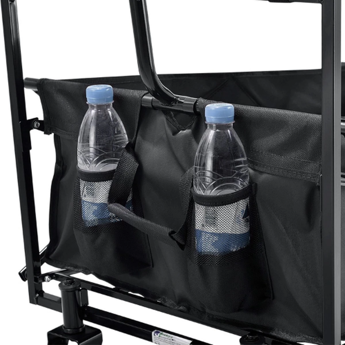 Rijoka Opvouwbare Bolderkar Mét Harde Bodem | Zwart 4 Rijoka Opvouwbare Bolderkar Mét Harde Bodem | Zwart - Afbeelding 4