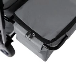 AREBOS Handwagen Vouwbare Dak Handwagen Vouwbare Trolley Uitrustingswagen Grijs -Gekoelde Tassen Winkel 1200x1200 660