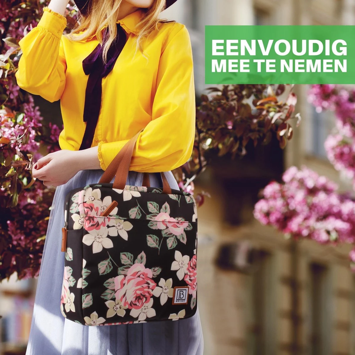 Brisby 4 Laags Geïsoleerde Koeltas - Lunchtas 7 Liter - Bloemetjes 5 Brisby 4 Laags Geïsoleerde Koeltas - Lunchtas 7 Liter - Bloemetjes - Afbeelding 5